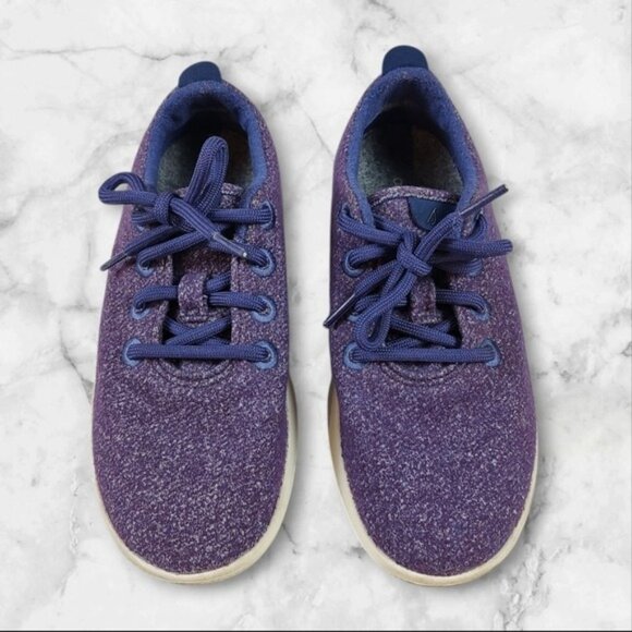 Allbirds Purple Merino Wool Runners W6 - Picture 1 of 9